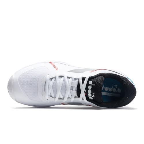 Diadora Trofeo Ag Pkl, Color: White/Black/Blue Jewel, Size: 10 (101.178982C9811.10)