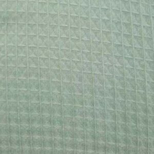 Threshold Waffle Weave Fabric Shower Curtain 72" x 72"- Green