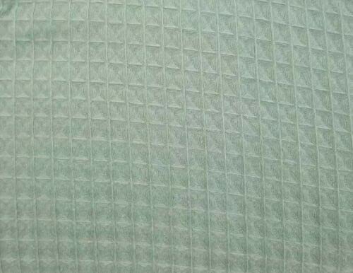 Threshold Waffle Weave Fabric Shower Curtain 72" x 72"- Green