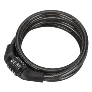 security bike lock, safety security multipurpose easy to use steel cable lock for outdoor cycling