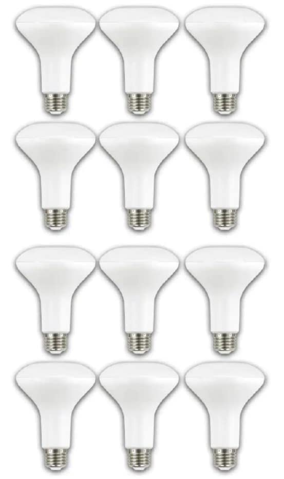 EcoSmart 65-Watt Equivalent BR30 Dimmable Energy Star LED Light Bulb Soft White (12-Pack)