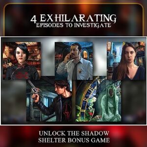 Legacy Games Amazing Hidden Object Games for PC: Adam Wolfe (5 Game Pack) - PC DVD with Digital Download Codes