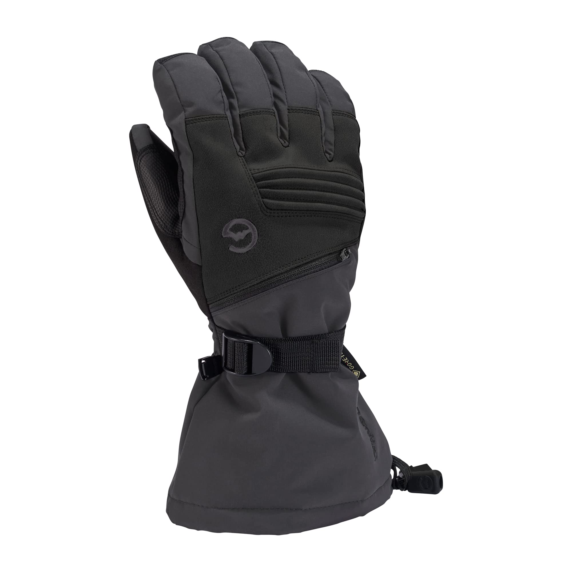 Gordini Men's Standard Gore-Tex Storm Glove, Gunmetal Black, Large