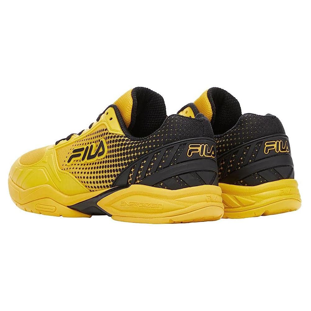 Fila Mens Volley Zone Sneaker, 11 Orange Black