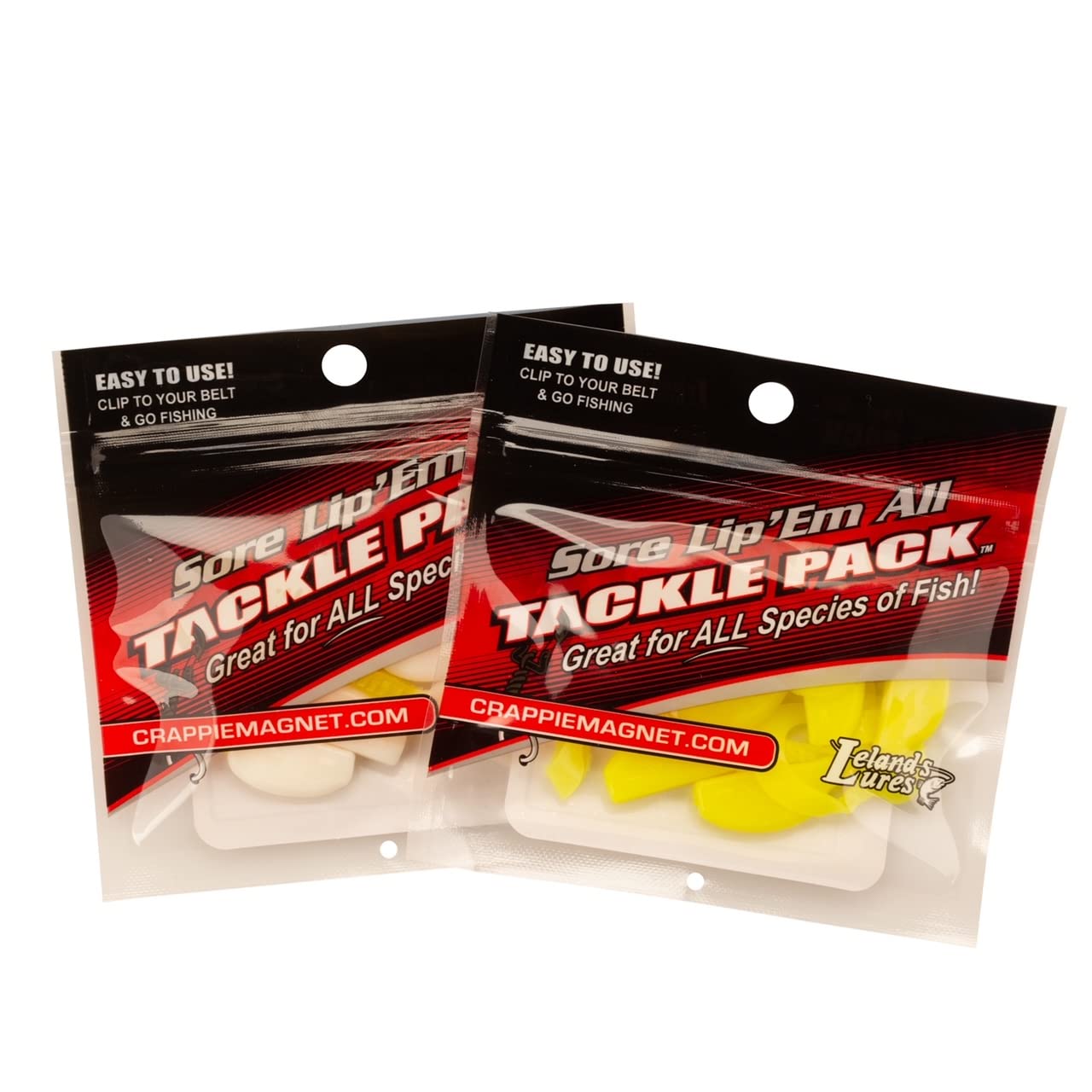 Crappie Magnet Tackle Pack Kit - Fishing Lures, Jig Hooks, Split Shots - Designed to Catch Any Fish Including Bass, Crappie, Trout and More - Portable All Species Fishing Tackle Box