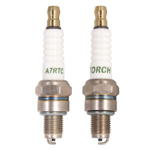 TORCH A7RTC Screw Terminal Spark Plug Replace for NGK 4549 CR7HSA Spark Plug, for Denso 4008/U22FSR-U 5383/IUF22, for Bosch UR3AS Spark Plug, for Champion Z9Y Copper Plus Spark Plug 808, OEM, ea