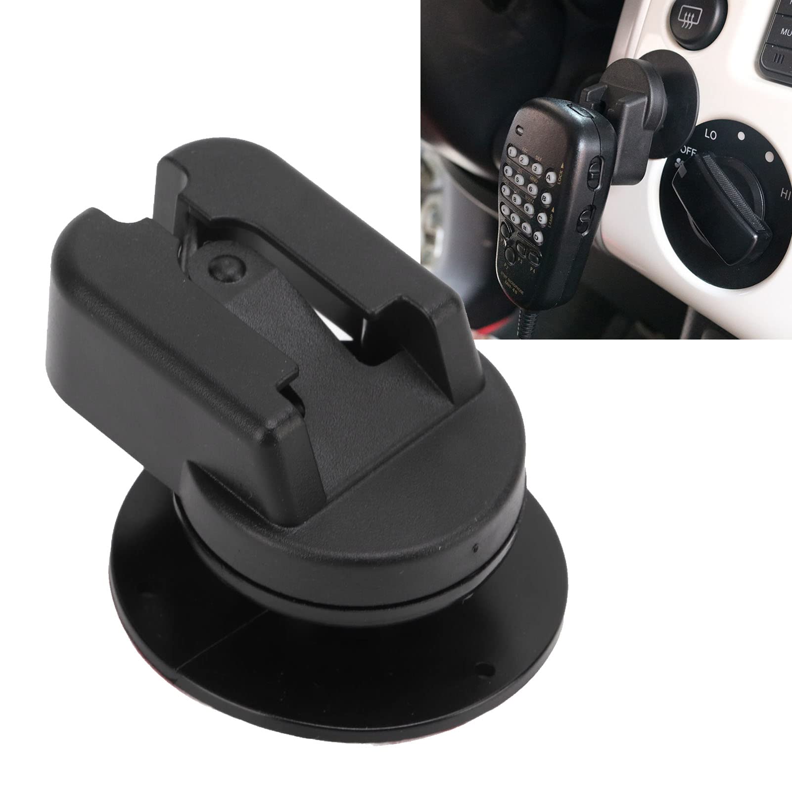 Yctze Radio Microphone Hanger Car Radio Microphone Holder Mic Clip Replacement for Yaesu FTM6000R 300DR 7900R 100DR D9000