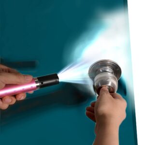 Lipstick Stun Gun for Women, self defense flashlight Stun guns with Safety Disable Pin.Wall Charger Included (Pink)