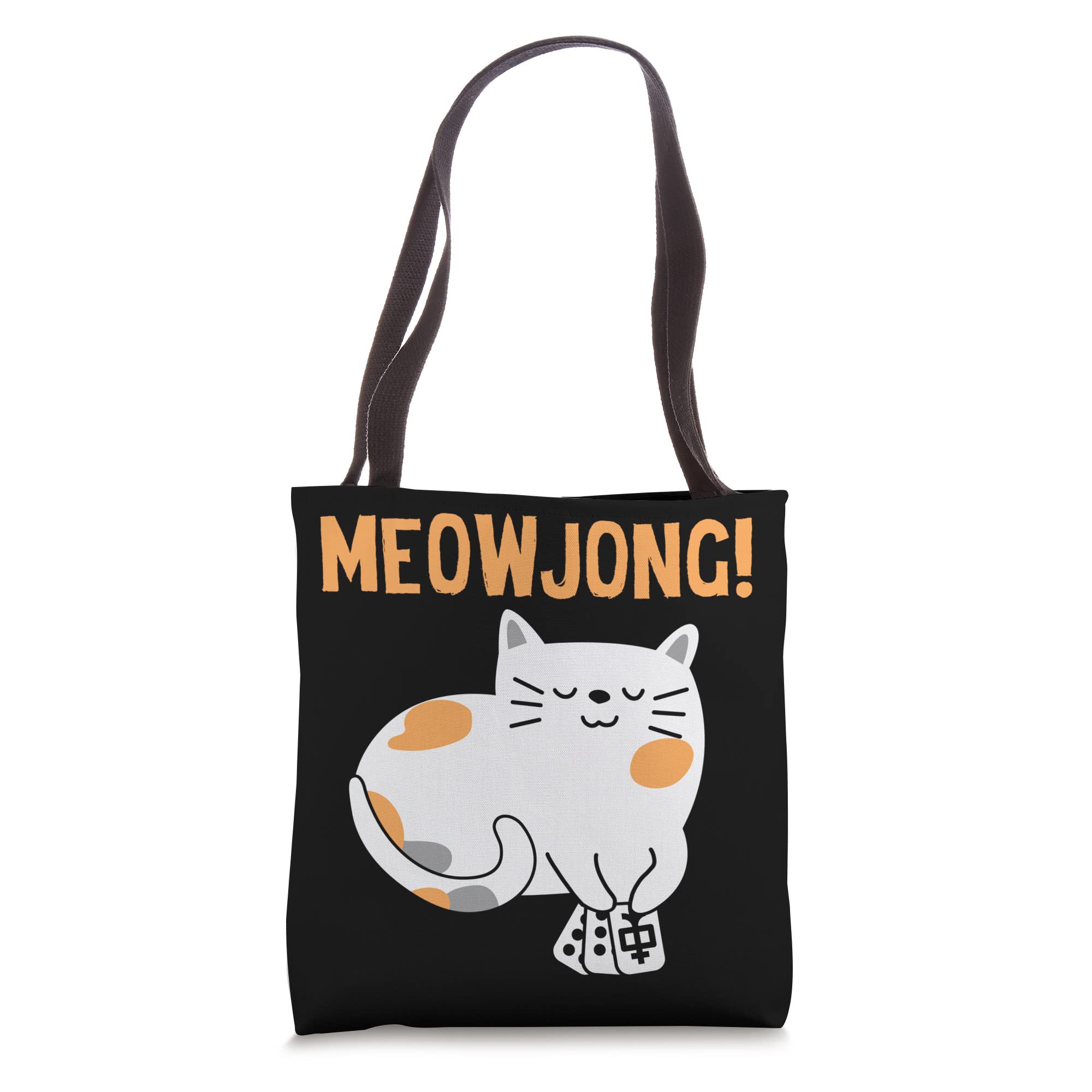 Mahjong Cat Player Board Game Mah-Jongg China Solitaire Tote Bag