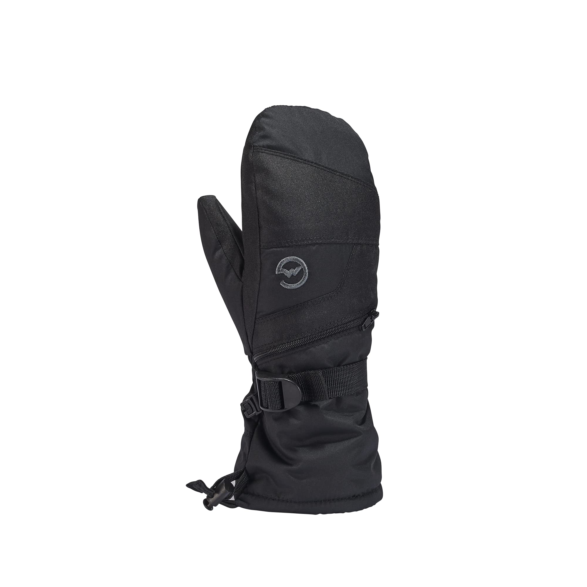 Gordini Women's Standard Ultra Drimax Gauntlet Mitten, Black, Large