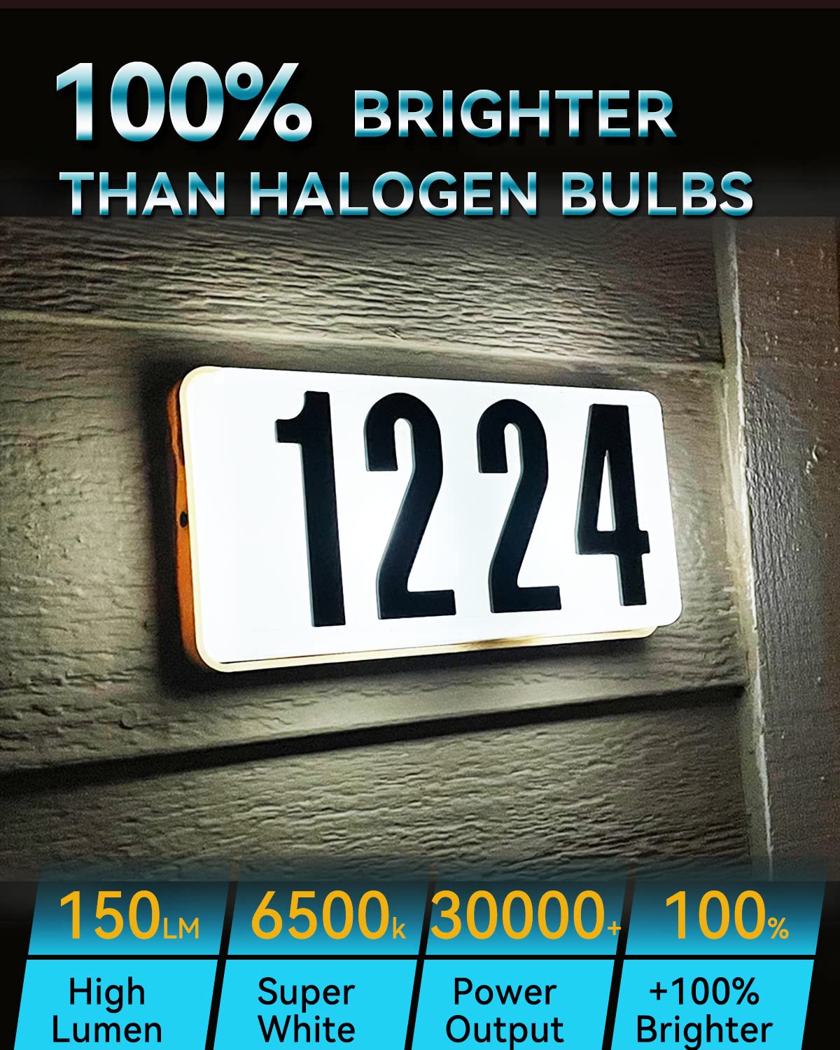 Keiurot House Number Light Bulb Address Bulb 193 Bulb Lighted Address Sign LED Replacement Bulb Kit 10-30Volt AC/DC, RV Landscape and Cabinet Lighting White, 2Pack