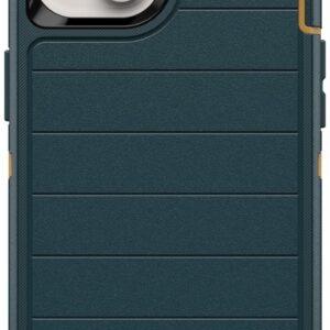 OtterBox Defender Series Rugged Case for iPhone 13 (NOT Mini/Pro/Pro Max) Case Only - Non-Retail Packaging - Hunter Green - with Microbial Defense