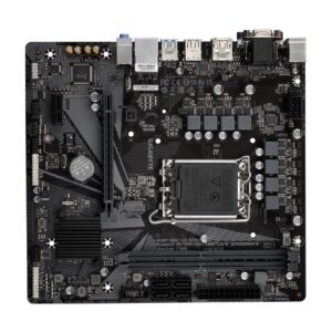 GIGABYTE H610M S2H DDR4 (H610/ Intel LGA 1700/ Micro ATX/ DDR4/ Single M.2/ PCIe 4.0/ USB 3.2 Gen1/ Realtek GbE LAN/Motherboard)