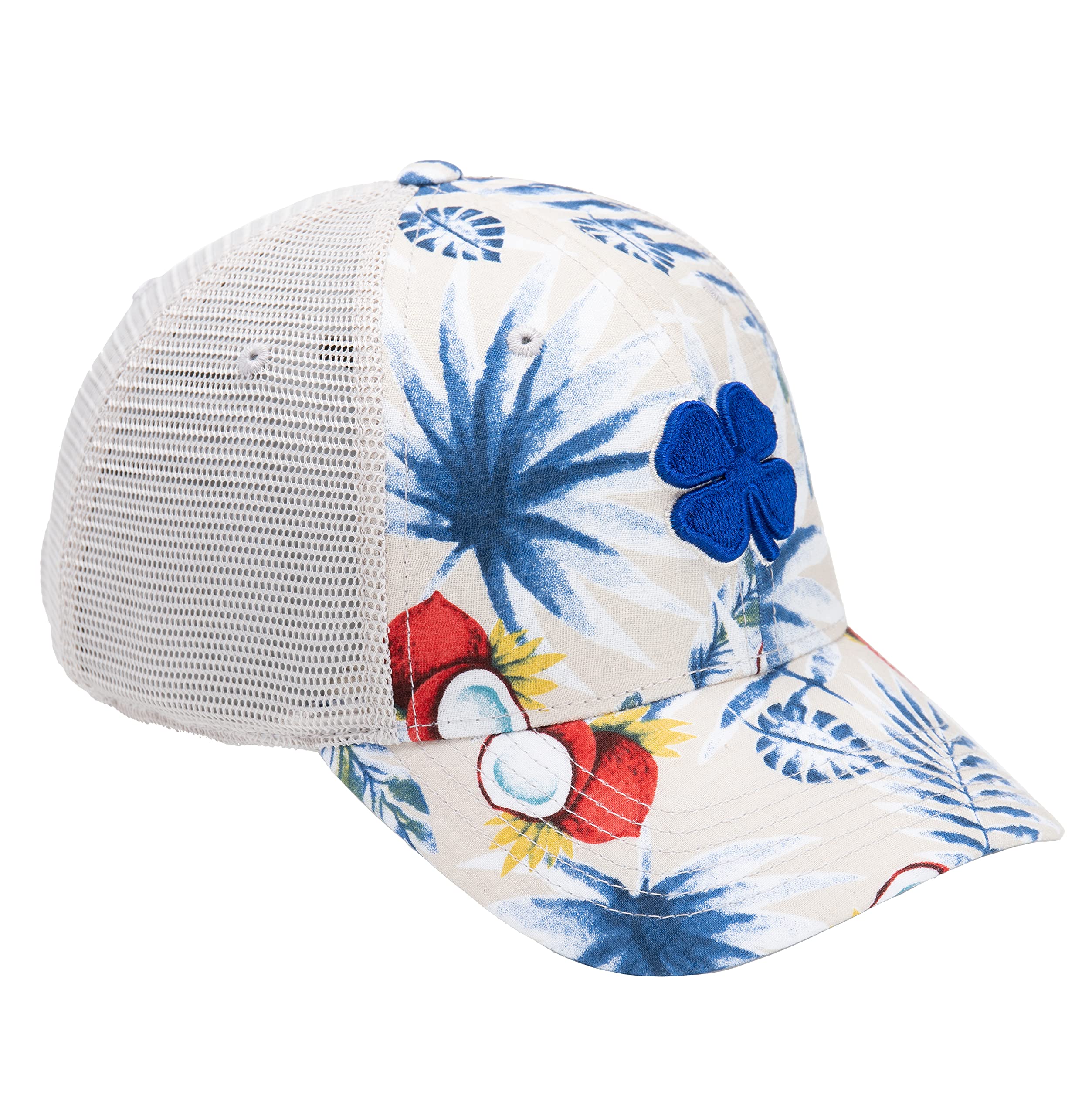 Black Clover Island Luck Hat - Tropical A 11 - Royal/Stone Mesh - Adjustable