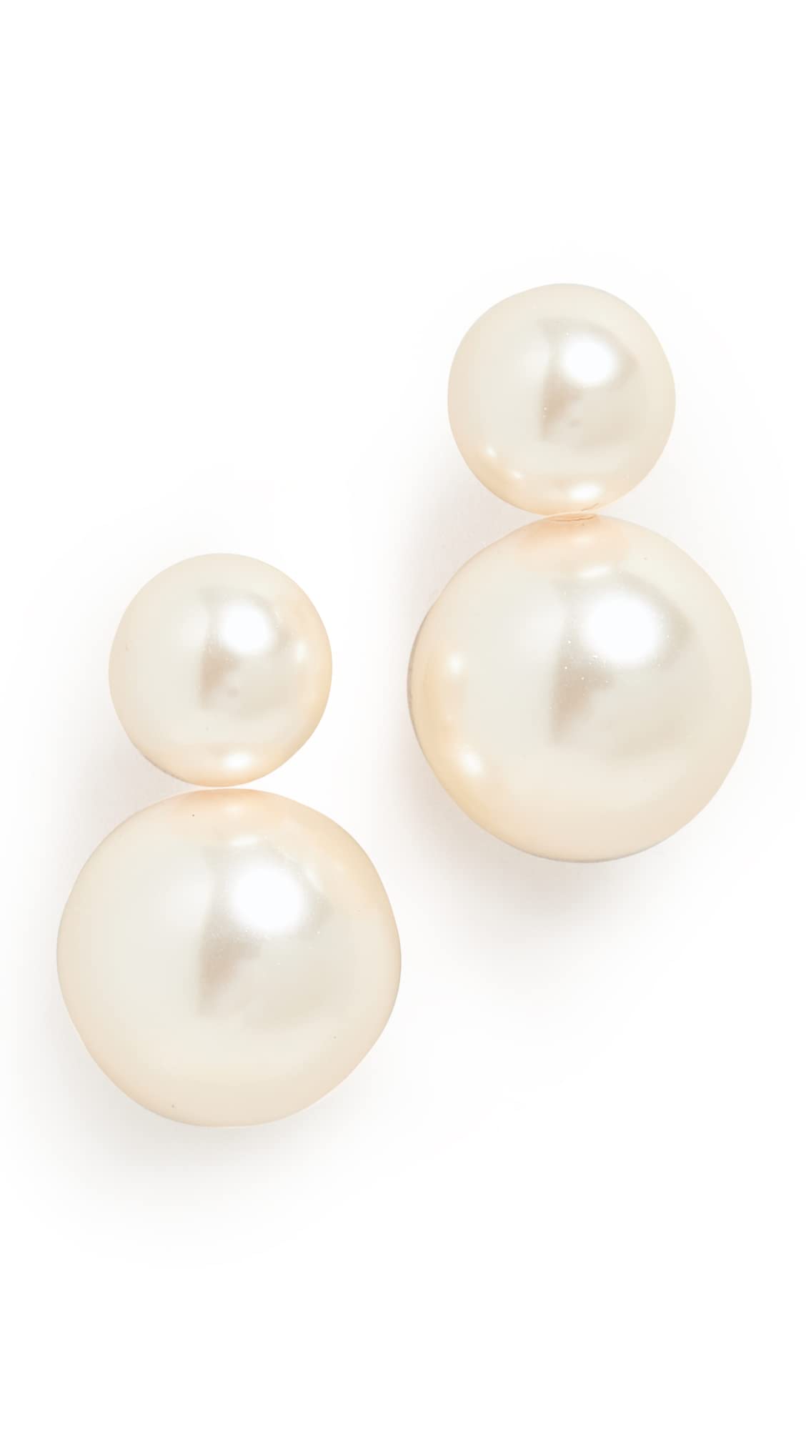 Jennifer Behr Women's Iris Earring, Pearl, Off White, One Size