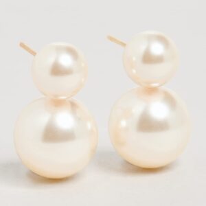 Jennifer Behr Women's Iris Earring, Pearl, Off White, One Size