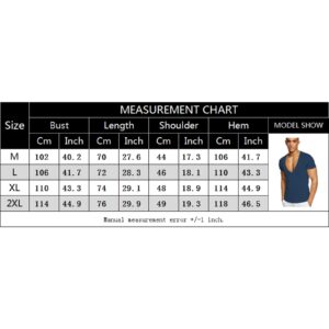 Rela Bota Mens Deep V Neck T shirt Stretch Muscle Gym Workout Tee shirt Short Sleeve Slim Fit Low Cut Tank Tops Burgundy