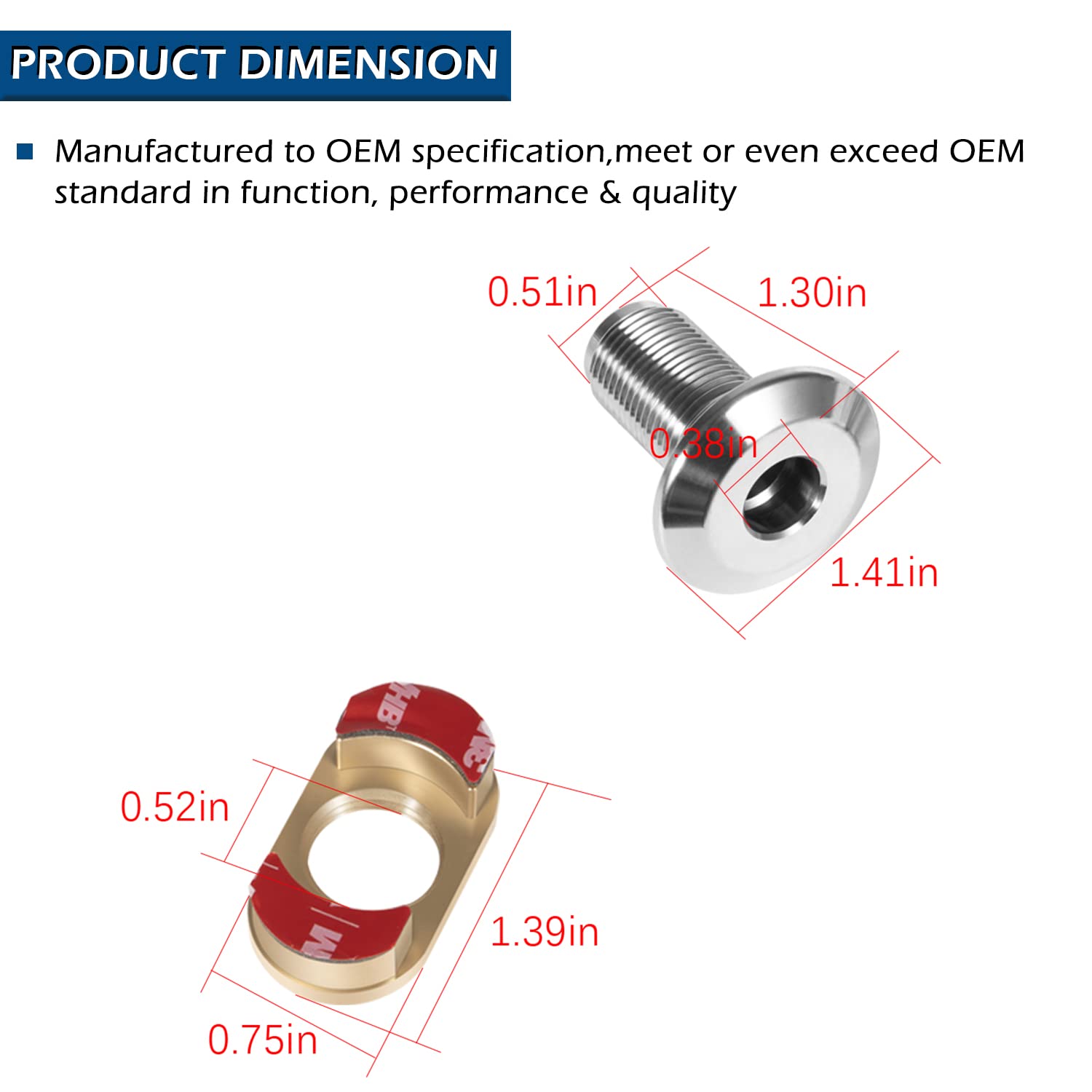 DearChan 3/8'' Quick Release Boat Fender Receiver Marine Stainless Steel Quick-Release Boat Fender Receiver Lock