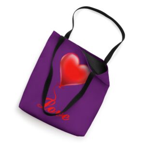 Heart Ballon, Valentine's Day Women Tote Bag