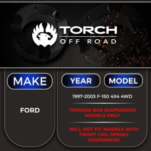 TORCH 3" Front Leveling Lift Kit With Tool For 1997-2003 Ford F150 F-150 4x4 4WD