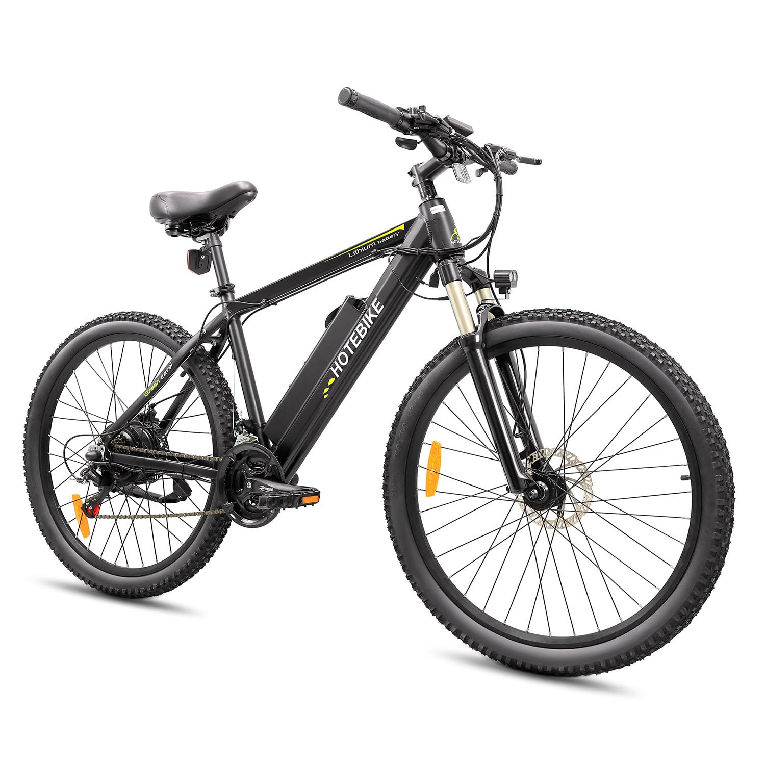 HOTEBIKE Electric Bike for Adult 750W Electric Mountain Bike 48V 13AH Removable Battery Ebike with Suspension Fork Aluminium Frame, Professional 21-Speed Gears 27.5"