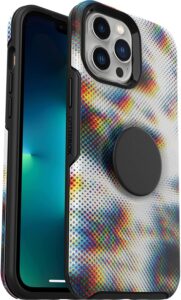 otterbox + pop symmetry series case for iphone 13 pro max & iphone 12 pro max (only) non-retail packaging - (digitone (graphic))