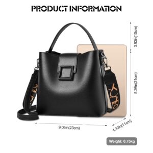 Ergocar Tote Bags for Women, Women's Tote Handbags, Fashion Waterproof PVC, Women's Crossbody Satchel, Purses Shoulder Bag, Woman Top-Handle Bags, Black