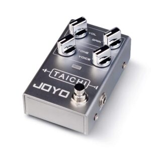 JOYO R-02 Tai Chi Low Gain Overdrive Pedal Bundle with DC 9V Pedal Power Supply (800mA -1A) AC Adapter