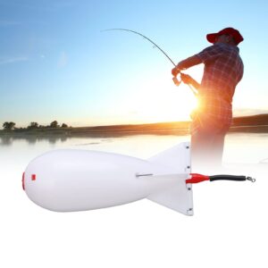 Naroote Fishing Float Holders Ball Fishing Gear Bait Tool Fishing Feeder Fishing Bait Trap Carp Feeder Float Bait Holder, Portable Bomb Float Lure Bait Holder Wear Resistance for Nesting