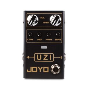 JOYO R-03 Distortion Heavy Metal Pedal Bundle with DC 9V Pedal Power Supply (800mA -1A) AC Adapter