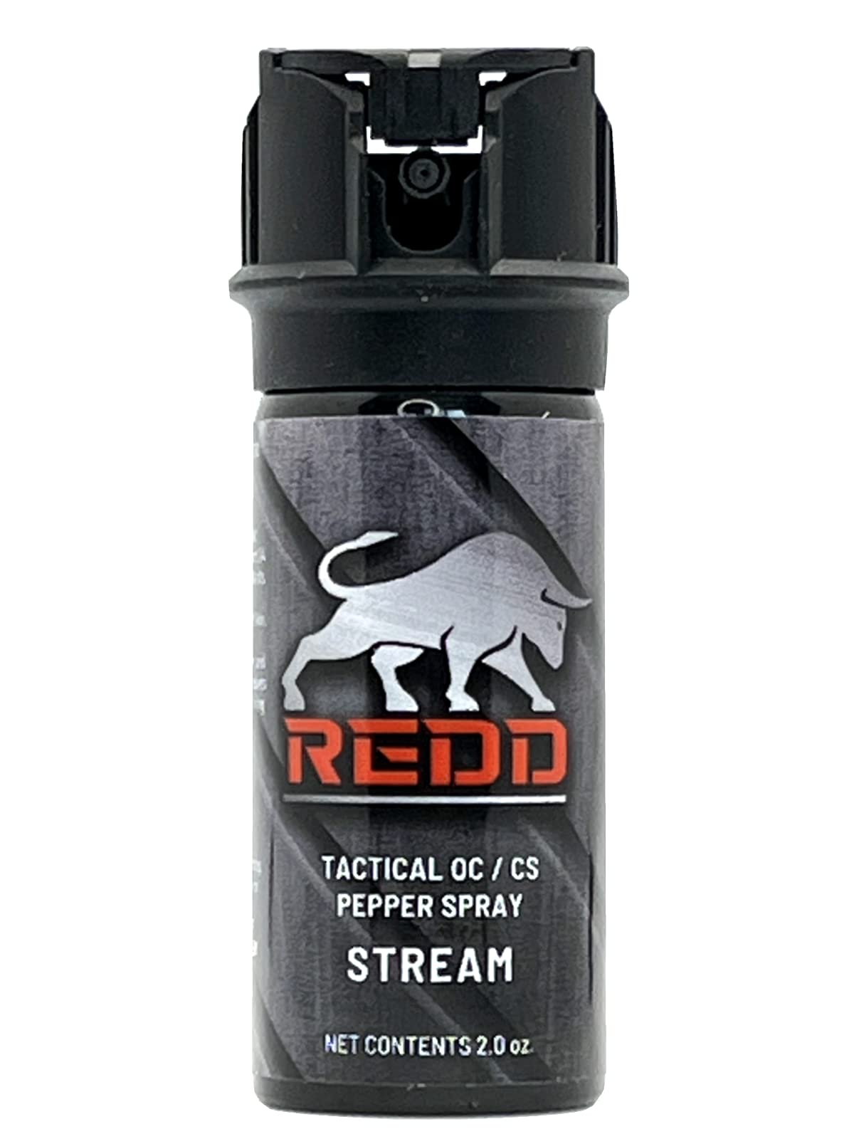 NW Self Defense Products Redd, Tactical OC/CS Pepper Spray - Flip Top Stream (2 oz)