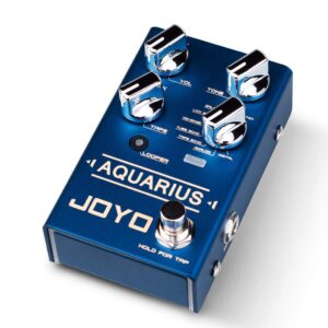 JOYO R-07 Aquarius Digital Delay Pedal Bundle with DC 9V Pedal Power Supply (800mA -1A) AC Adapter