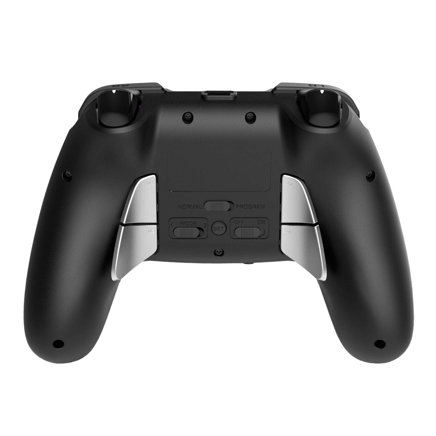 Conbeer Wireless Elite Controller Compatible with PS4/PS4 Pro/PS4 Slim, 6 Axis Sensor Dual Vibration Modded Scuf PS4 Controller with Back Paddles