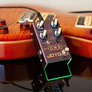 JOYO R-06 Looper & Drum Machine Pedal Bundle with DC 9V Pedal Power Supply (800mA -1A) AC Adapter