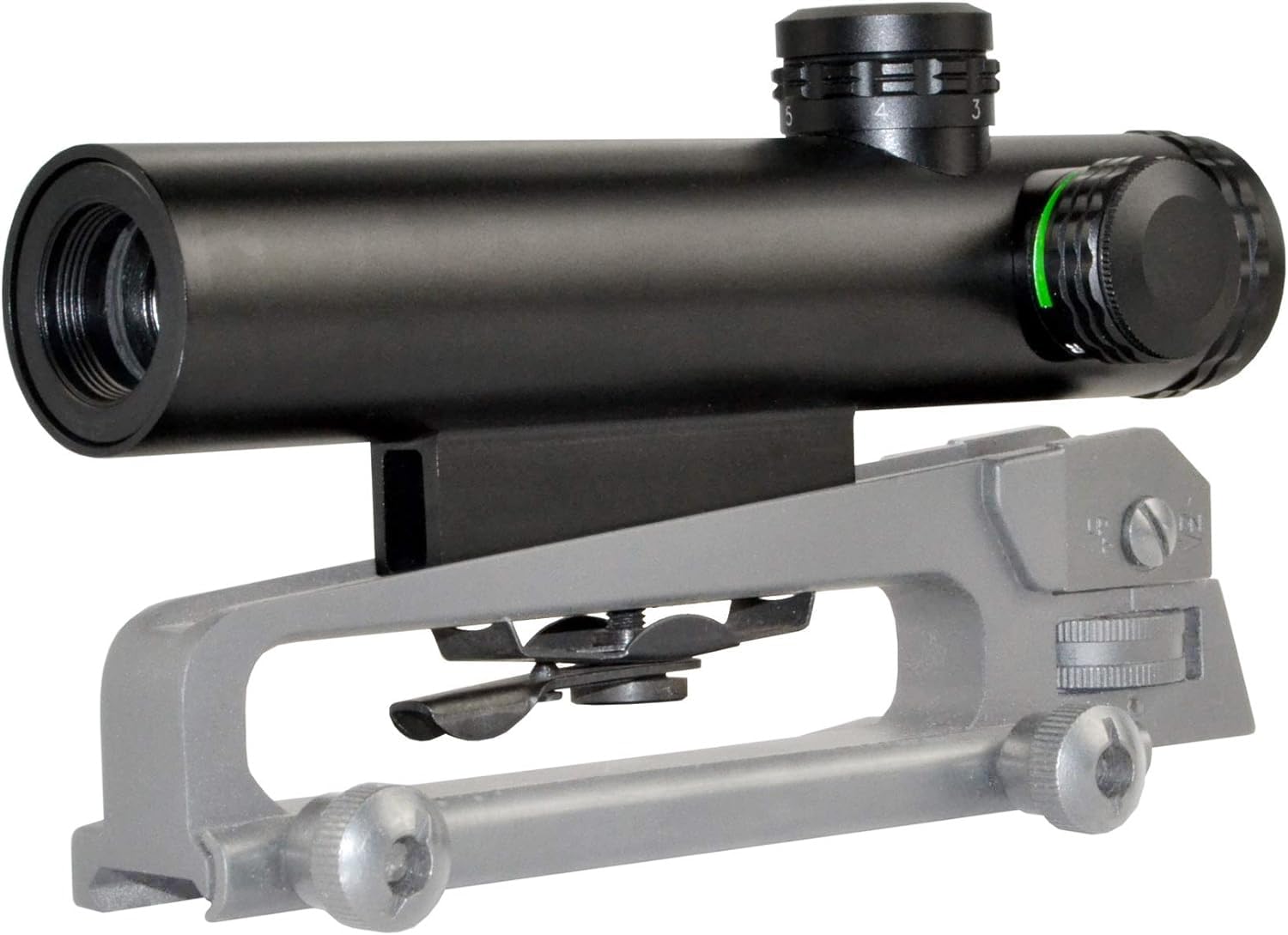 4X20 Compact Red/Green Illuminated Reticle Scope, Duplex fits Carry Handle & Picatinny Mounts