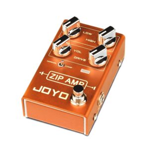 JOYO R-04 AMP Overdrive Pedal Bundle with DC 9V Pedal Power Supply (800mA -1A) AC Adapter