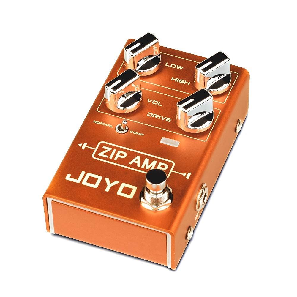 JOYO R-04 AMP Overdrive Pedal Bundle with DC 9V Pedal Power Supply (800mA -1A) AC Adapter