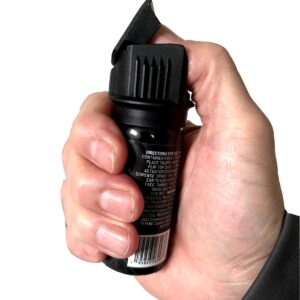 NW Self Defense Products Redd, Tactical OC/CS Pepper Spray - Flip Top Stream (2 oz)