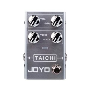 JOYO R-02 Tai Chi Low Gain Overdrive Pedal Bundle with DC 9V Pedal Power Supply (800mA -1A) AC Adapter