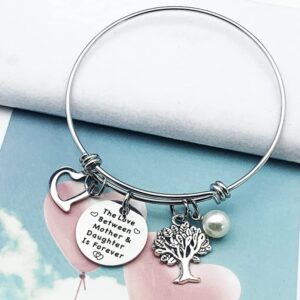 Rnivida Grandmother Granddaughter Bracelet Gifts - The Love Between Grandmother and Granddaughter is Forever