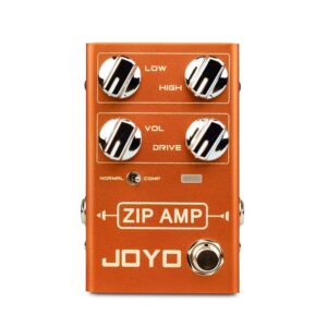 JOYO R-04 AMP Overdrive Pedal Bundle with DC 9V Pedal Power Supply (800mA -1A) AC Adapter