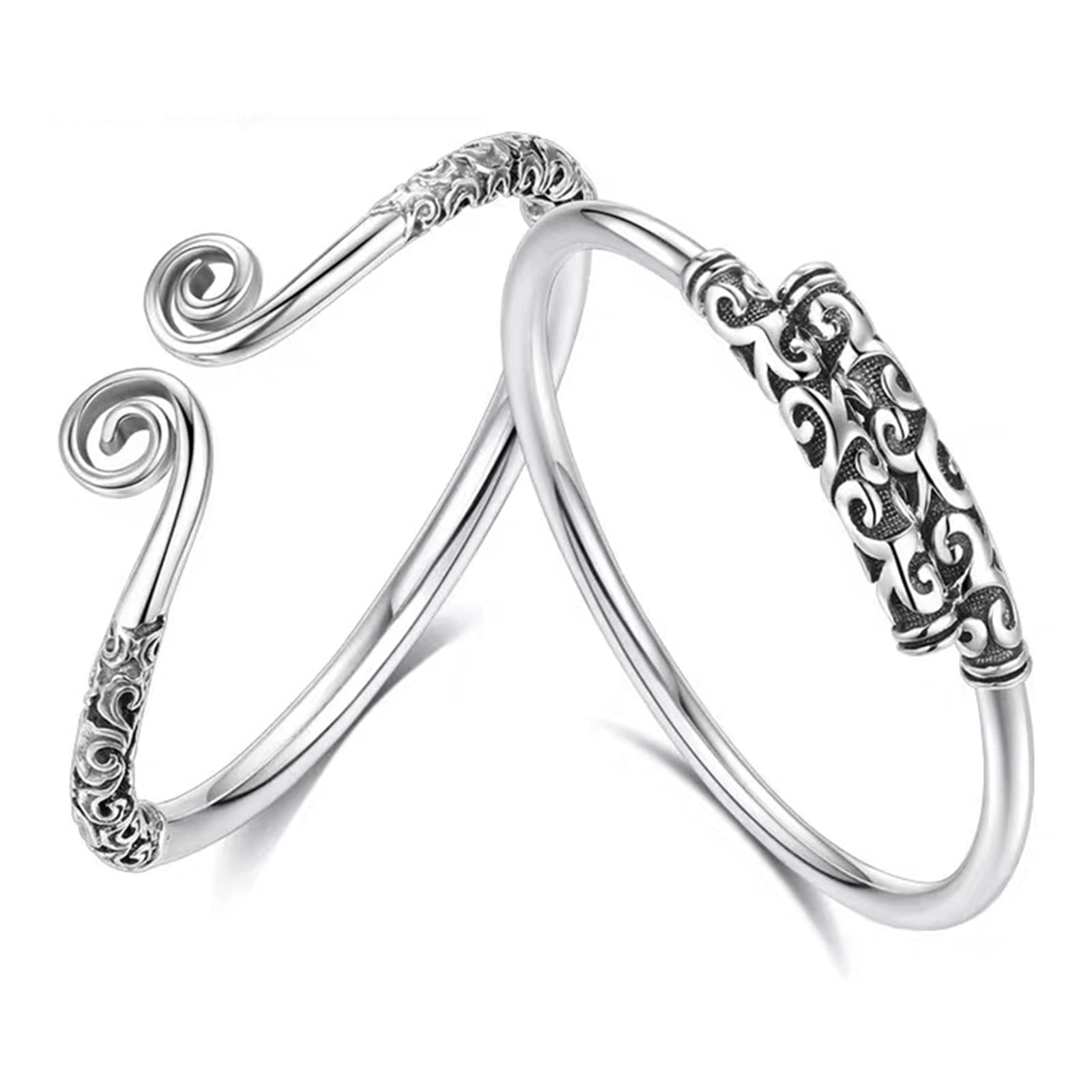 Monkey King tight band spell Bracelet 925 Silver,tight band spell It means that Love you for 10,000 years Symbolizes the couple's true love forever