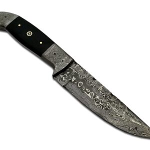 PAL 2000 KNIVES BOW-6015 Handmade Damascus Steel Knife with Sheath