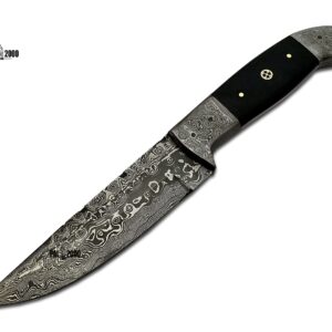 PAL 2000 KNIVES BOW-6015 Handmade Damascus Steel Knife with Sheath