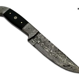 PAL 2000 KNIVES BOW-6015 Handmade Damascus Steel Knife with Sheath