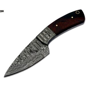 PAL 2000 KNIVES DAM-6011 Handmade Damascus Steel Knife with Sheath New Pattern Blade and Handle