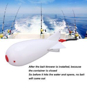 Naroote Fishing Float Holders Ball Fishing Gear Bait Tool Fishing Feeder Fishing Bait Trap Carp Feeder Float Bait Holder, Portable Bomb Float Lure Bait Holder Wear Resistance for Nesting