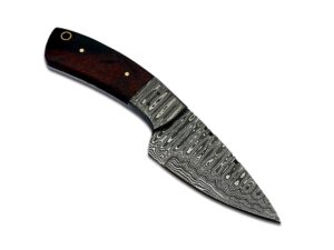 pal 2000 knives dam-6011 handmade damascus steel knife with sheath new pattern blade and handle