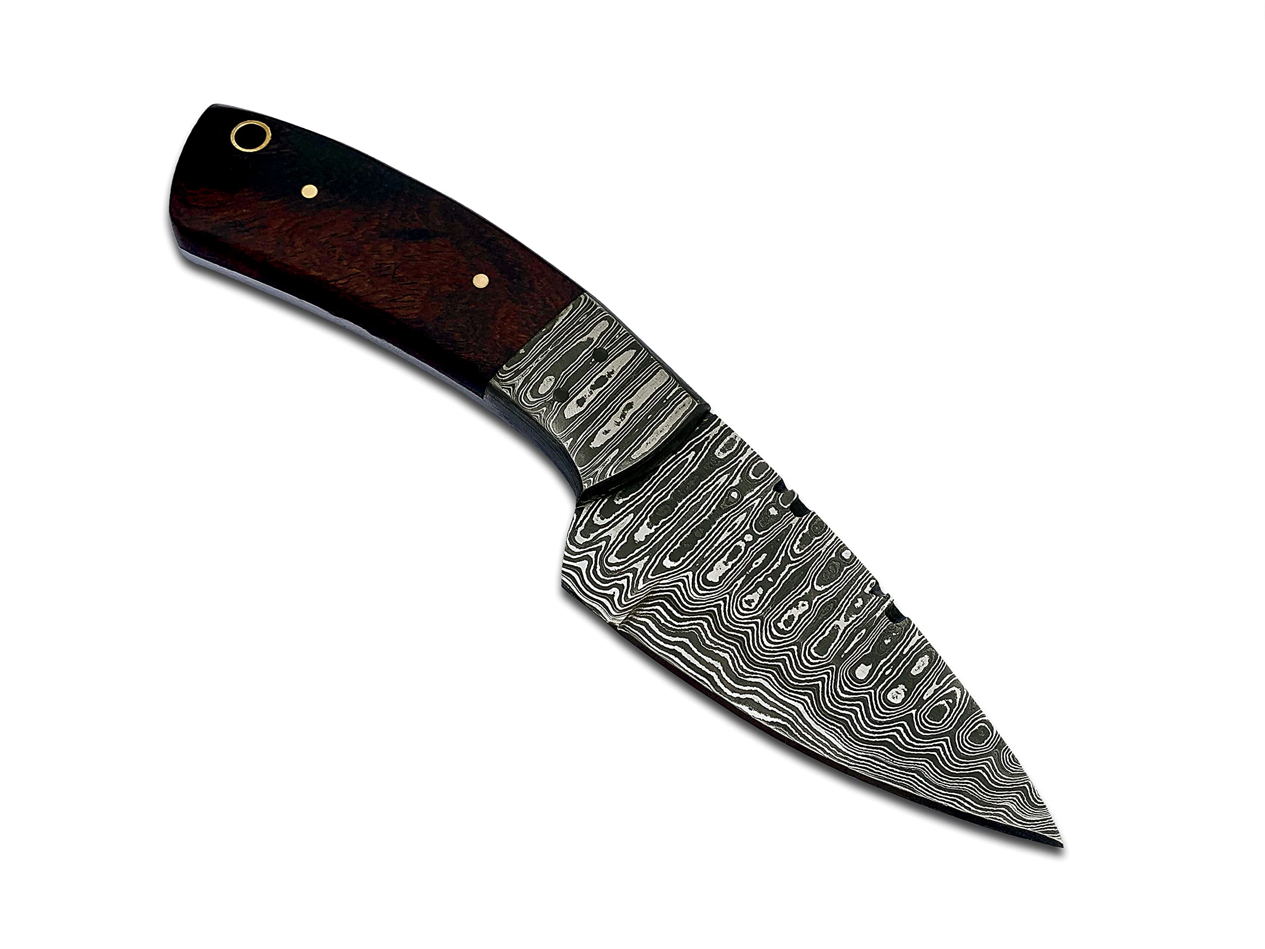 PAL 2000 KNIVES DAM-6011 Handmade Damascus Steel Knife with Sheath New Pattern Blade and Handle