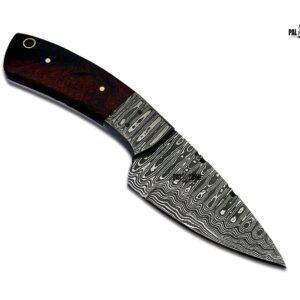 PAL 2000 KNIVES DAM-6011 Handmade Damascus Steel Knife with Sheath New Pattern Blade and Handle